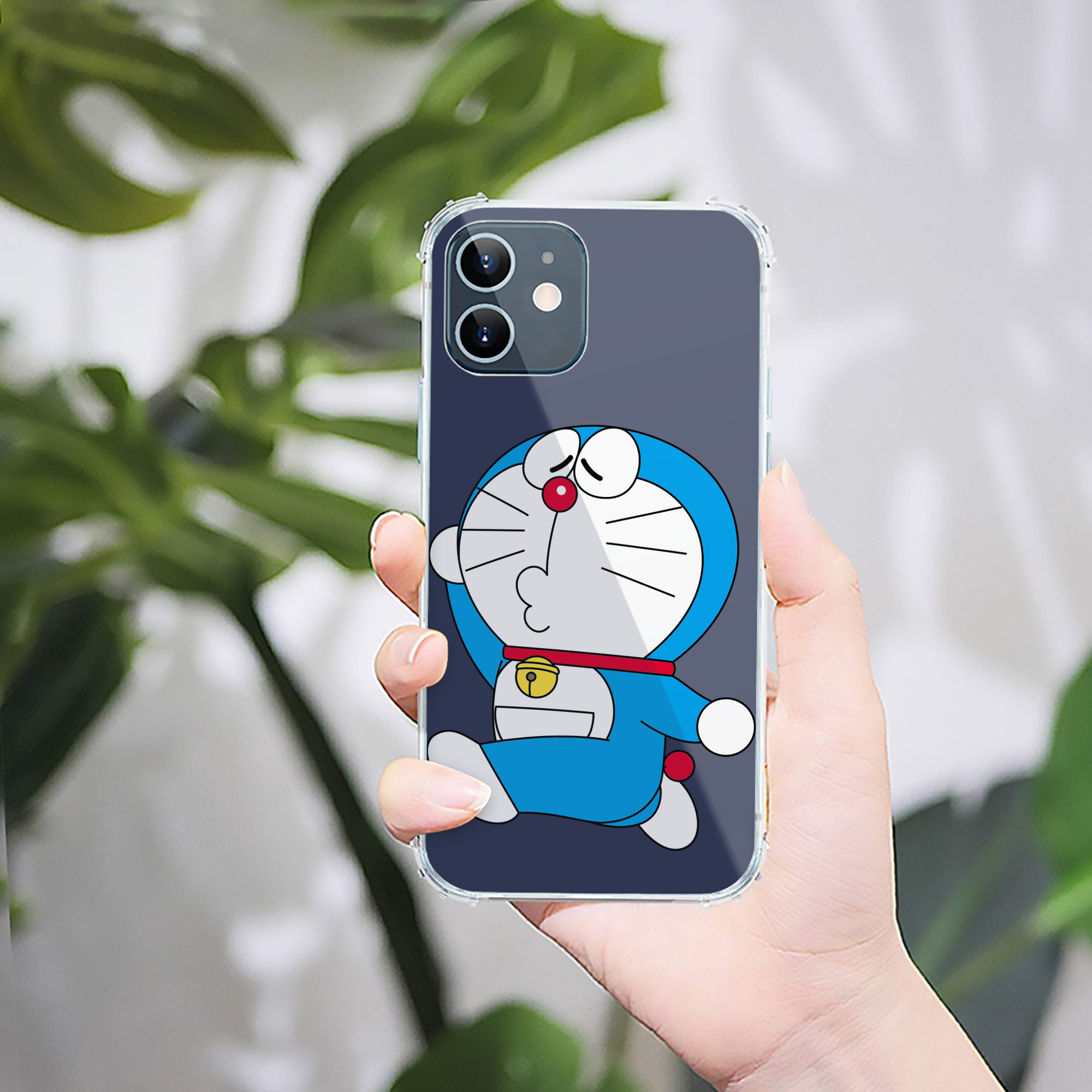 （画像用） ドラえもん Doraemon 【iPhone 12シリーズ対応】透明スマホケース（クリアソフトケース）